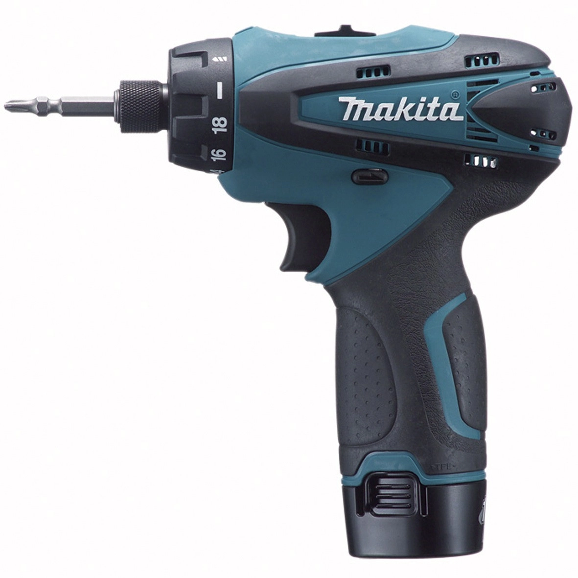 Máy Vặn Vít Dùng Pin Makita Df030Dwe 10.8V tạo ấn tượng với thiết kế bên ngoài bắt mắt