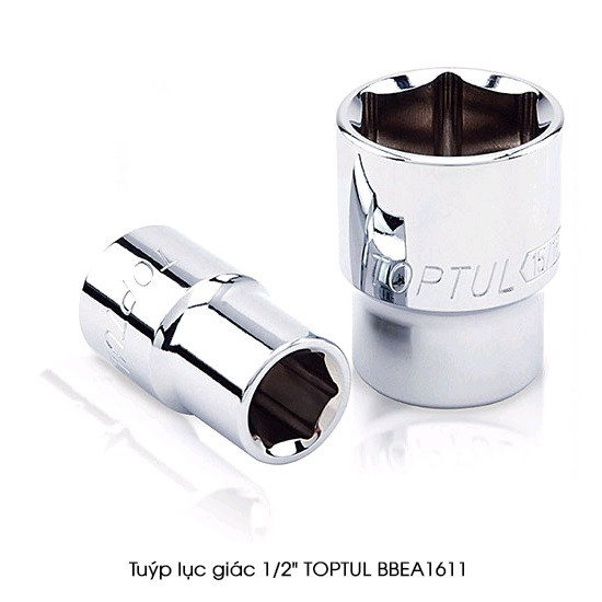 Đầu khẩu lục giác Toptul BBEA1612 1/2
