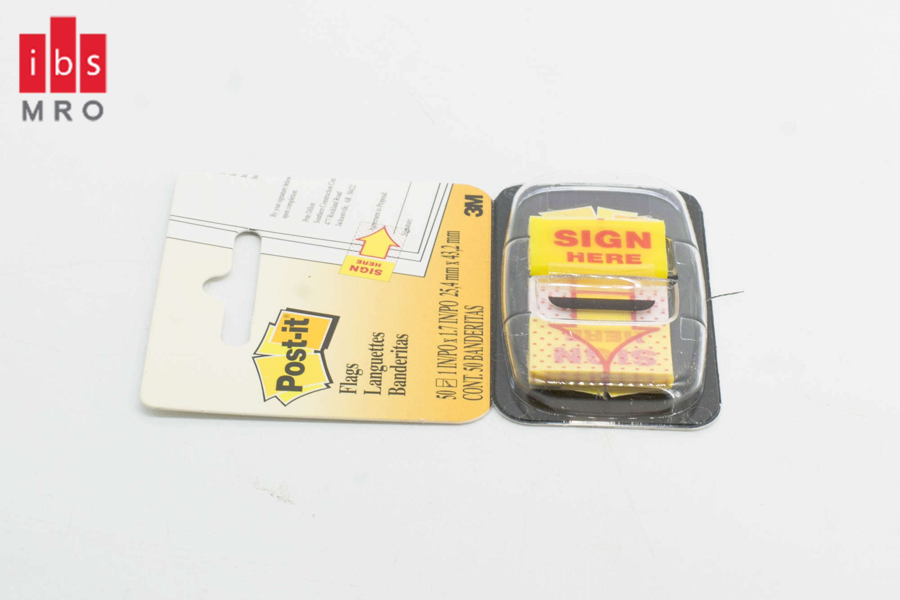 Giấy note trình ký Post-it SIGN HERE 3M