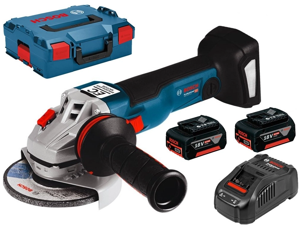 Máy mài góc dùng pin Bosch GWS 18V-10 tạo ấn tượng với thiết kế bên ngoài bắt mắt