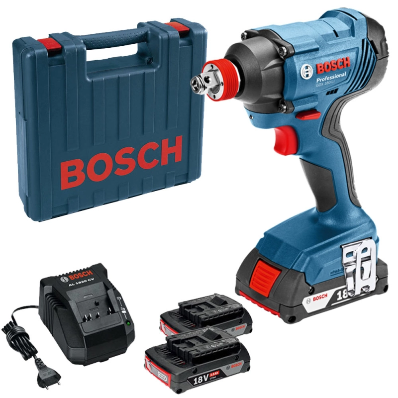 Máy vặn vít dùng pin Bosch 18V GDX 180-LI tạo ấn tượng với thiết kế bên ngoài bắt mắt
