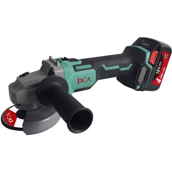Máy mài góc dùng pin DCA adsm02-115ek 18v/4.0ahx2 tạo ấn tượng với thiết kế bên ngoài bắt mắt