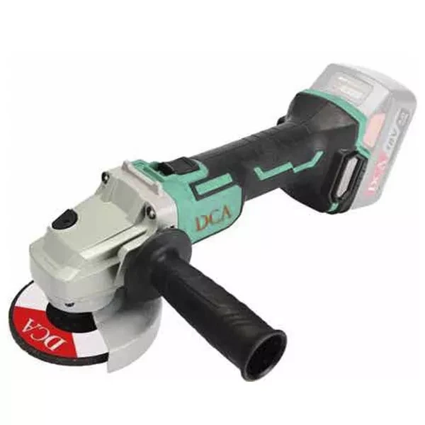 Thân máy mài góc dùng pin DCA adsm02-100z 18v/4.0ahx2 tạo ấn tượng với thiết kế bên ngoài bắt mắt