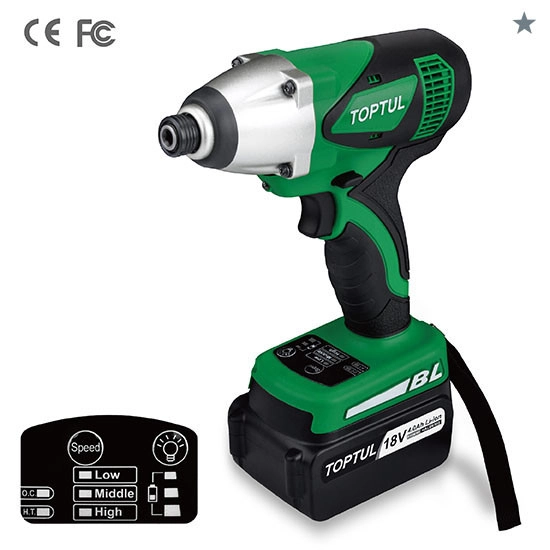 Súng vặn vít sử dụng Pin Toptul KPBA0840J tạo ấn tượng với thiết kế bên ngoài bắt mắt