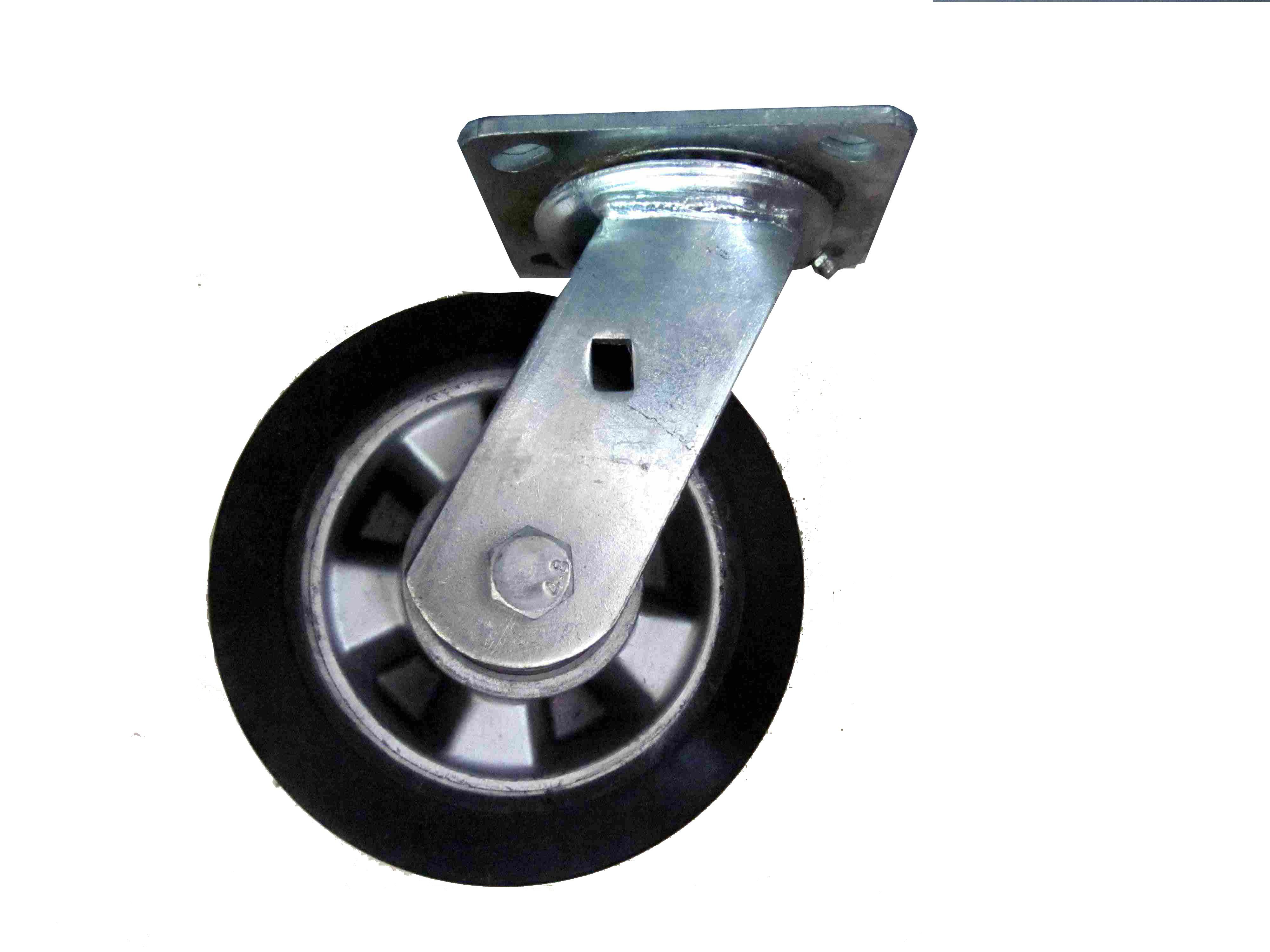 Bộ bánh xe cao su D300 + vòng bi