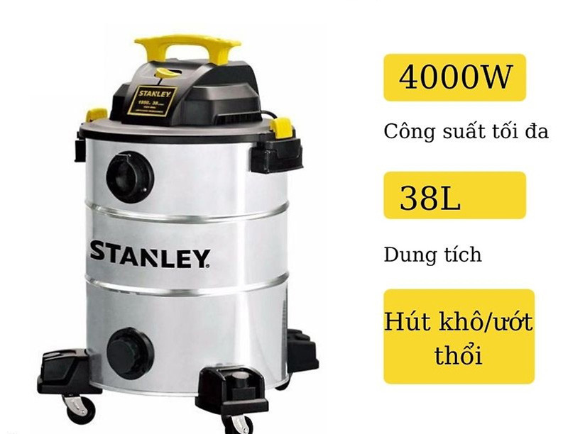 Mua máy hút bụi 3 chức năng Khô/Ướt/Thổi Stanley SL19156 chính hãng tại Super MRO