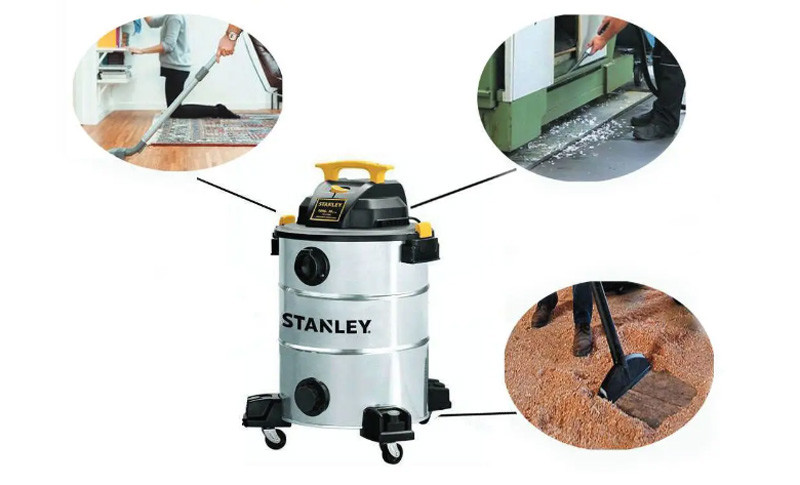 Máy hút bụi 3 chức năng Khô/Ướt/Thổi Stanley SL19156 có thiết kế chắc chắn