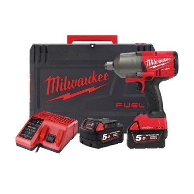 Máy siết bu lông Milwaukee M18 FHIWF34-502X (2pin x 5.0Ah, 1 sạc) tạo ấn tượng với thiết kế bên ngoài bắt mắt