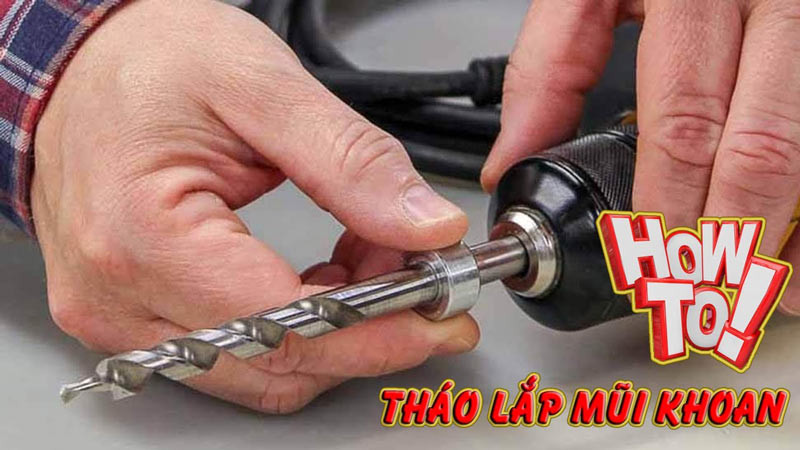 Hướng dẫn sử dụng mũi khoan đa năng đúng cách