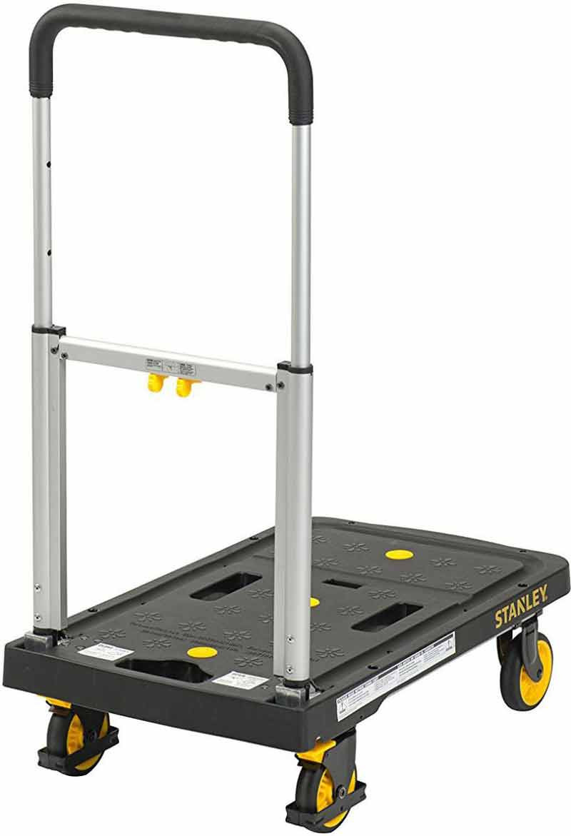 Xe đẩy hàng 4 bánh Stanley PC517 120kg có thể vận chuyển hàng hóa lên đến 120kg