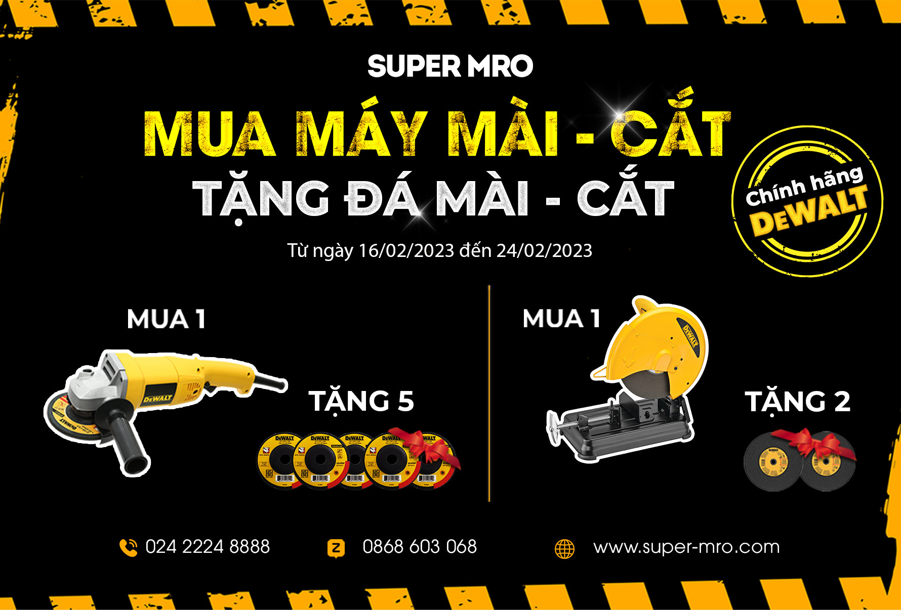Chương trình khuyến mại Dewalt