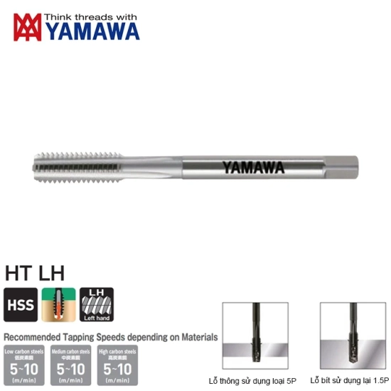 Mũi taro YAMAWA HT LH P3 M25x1.5 (5P) (TNMR025O5-L) chính hãng giá tốt