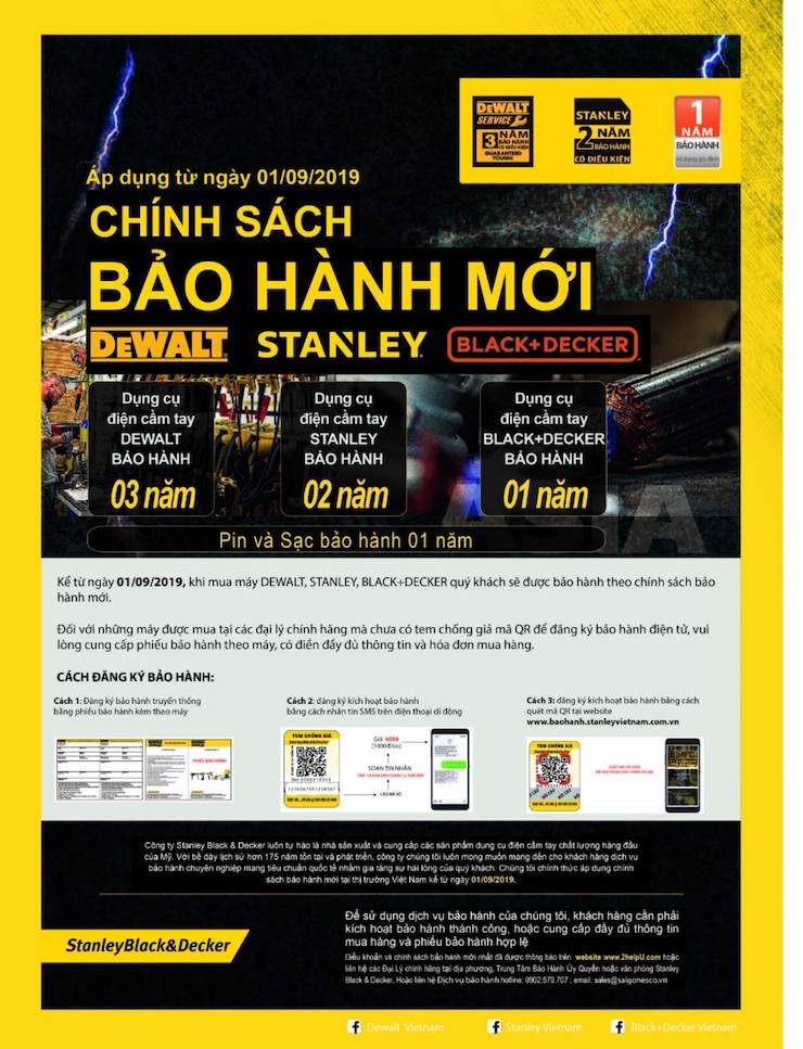 Phiếu bảo hành có đầy đủ thông tin