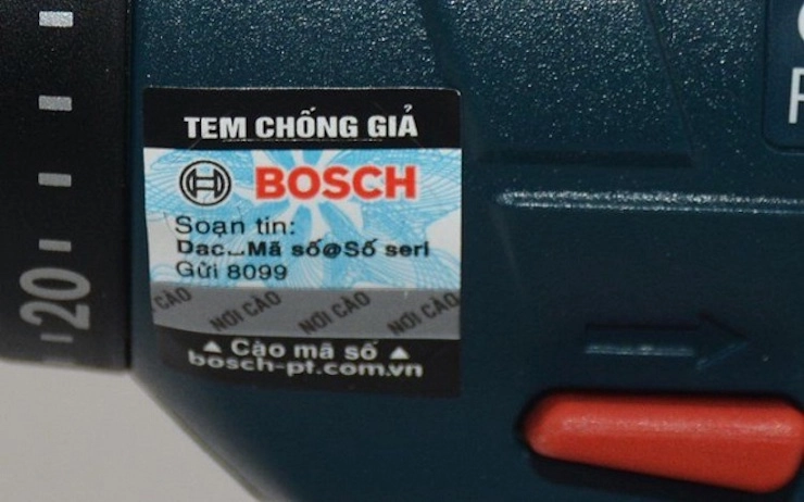 Kiểm tra tem sản phẩm để biết hàng thật – giả