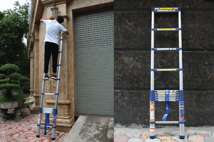 Thang nhôm rút Nikawa NK-32