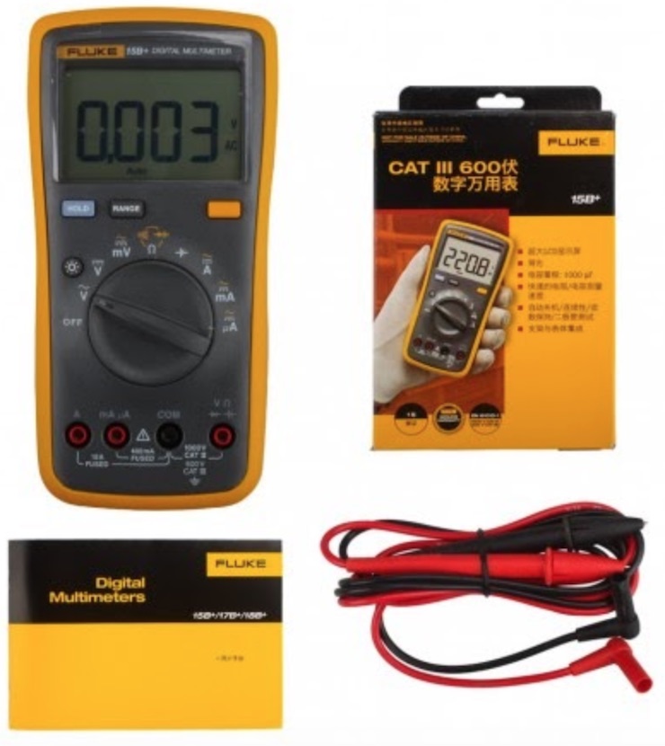 Một bộ sản phẩm của đồng hồ Fluke
