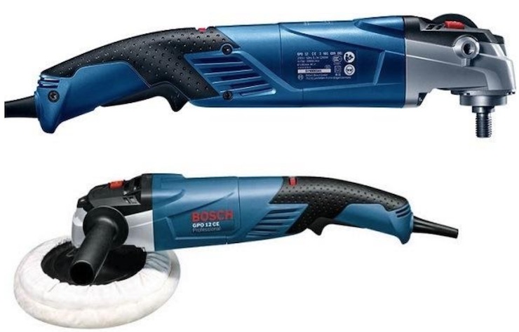 Máy đánh bóng cầm tay Bosch với công suất hoạt động mạnh mẽ
