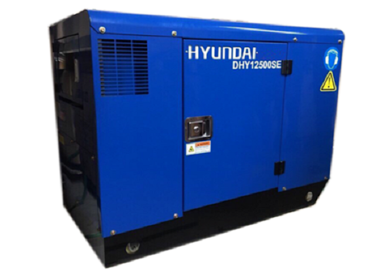 Máy phát điện Hyundai DHY-12500SE 10kW chạy dầu diesel