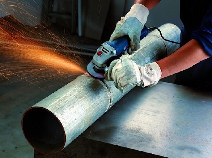 Không nên dùng máy mài ở nơi có vật liệu dễ cháy nổ