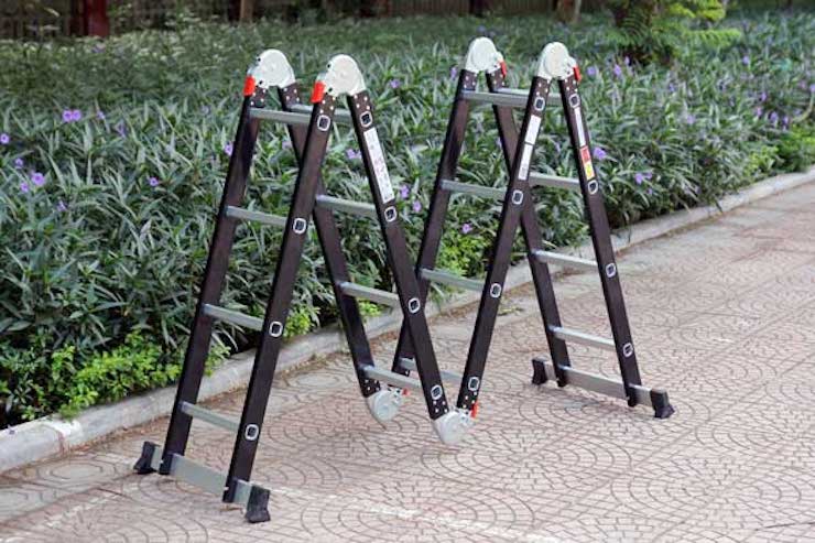 Cấu tạo của thang nhôm gấp 4 đoạn