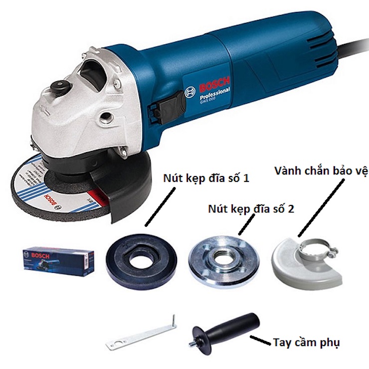 Hướng dẫn lắp đặt máy mài Bosch GWS 060 đúng cách