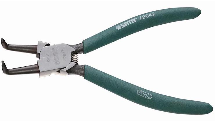 Kìm mở phe trong mũi cong Sata 72043