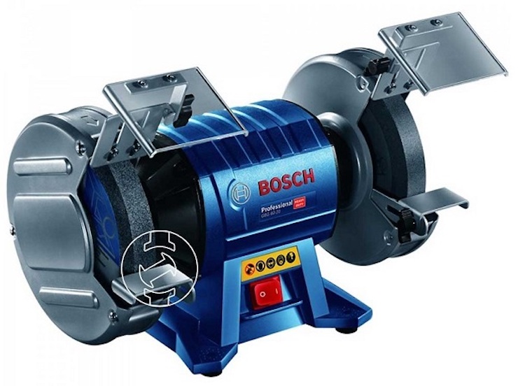 Máy mài hai đá có khả năng cắt gọt, mài giũa các vật liệu cứng dễ dàng