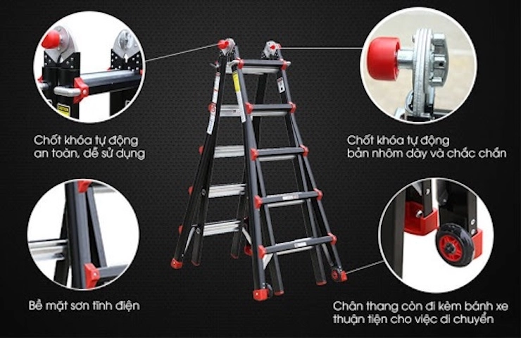 Thang nhôm cao cấp Nikawa NKB48