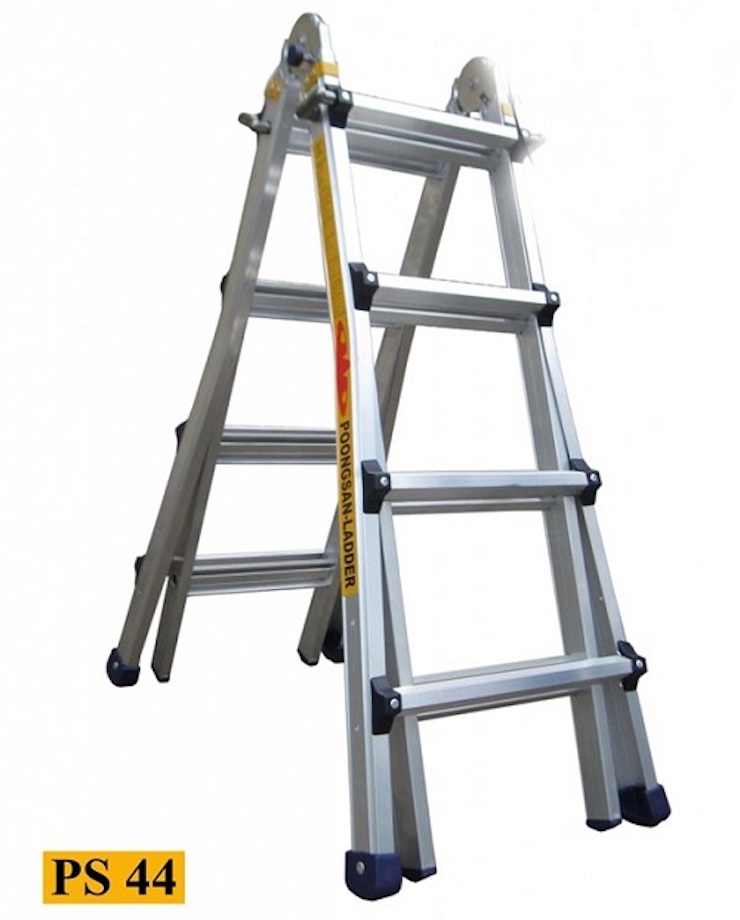 Thang nhôm Poongsan PS-44 gọn nhẹ hơn so với Poongsan PS-46