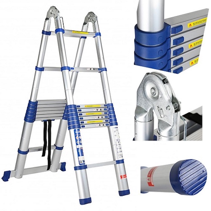 Thang nhôm rút đôi 5m Nikita AI50